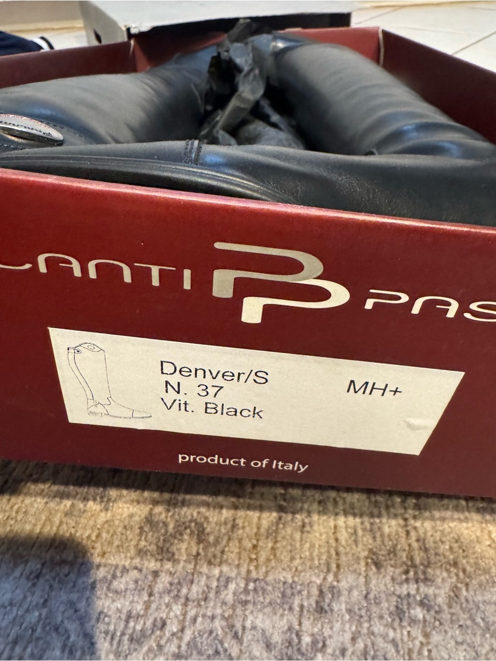 Brand New Women’s 37 MH+ Parlanti Tall Boots Equestrian showjumping riding boots